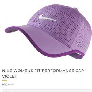 NIKE WOMENS FIT PERFORMANCE CAP VIOLET OSFM STYLE 639635